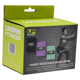 Urban Fitness Fabric Resistance Band Loop (Set of 3) 15 Inch